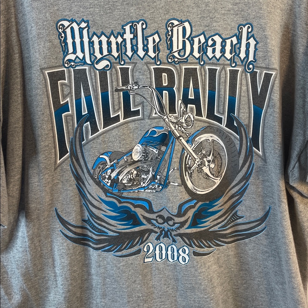 Myrtle Beach bike Fall rally Gray T-Shirt